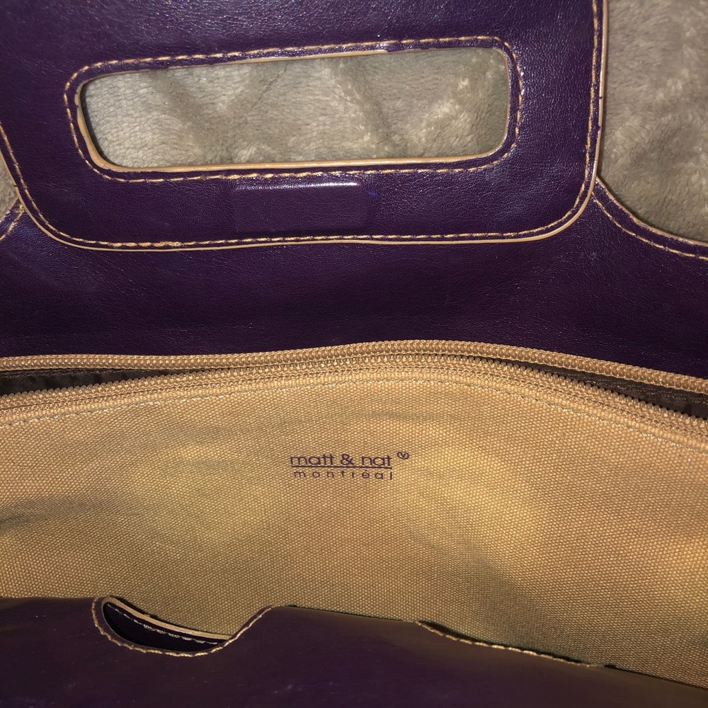 “ Matt & Nat” Montreal handbag-purple - Picture 5 of 11